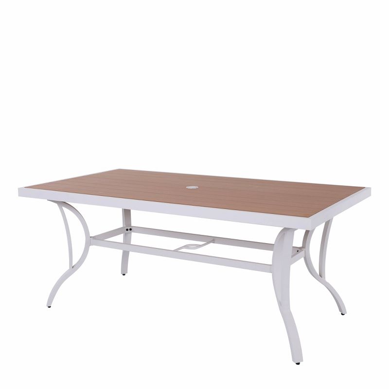 7pc Aluminum and Poly Lumber Patio Dining Set - Nuu Garden