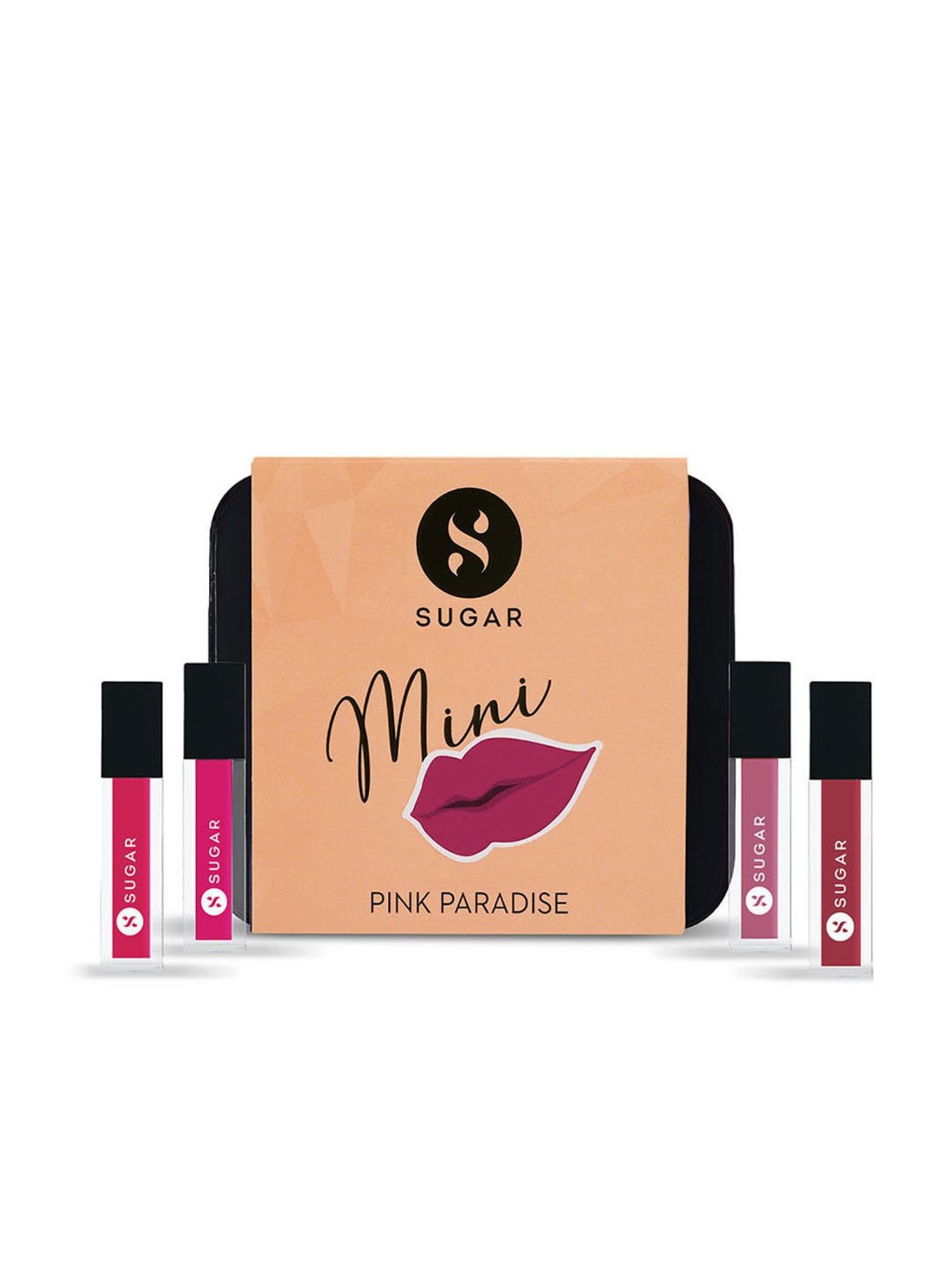 SUGAR Cosmetics Pink Paradise Mini Lipstick Set of 4