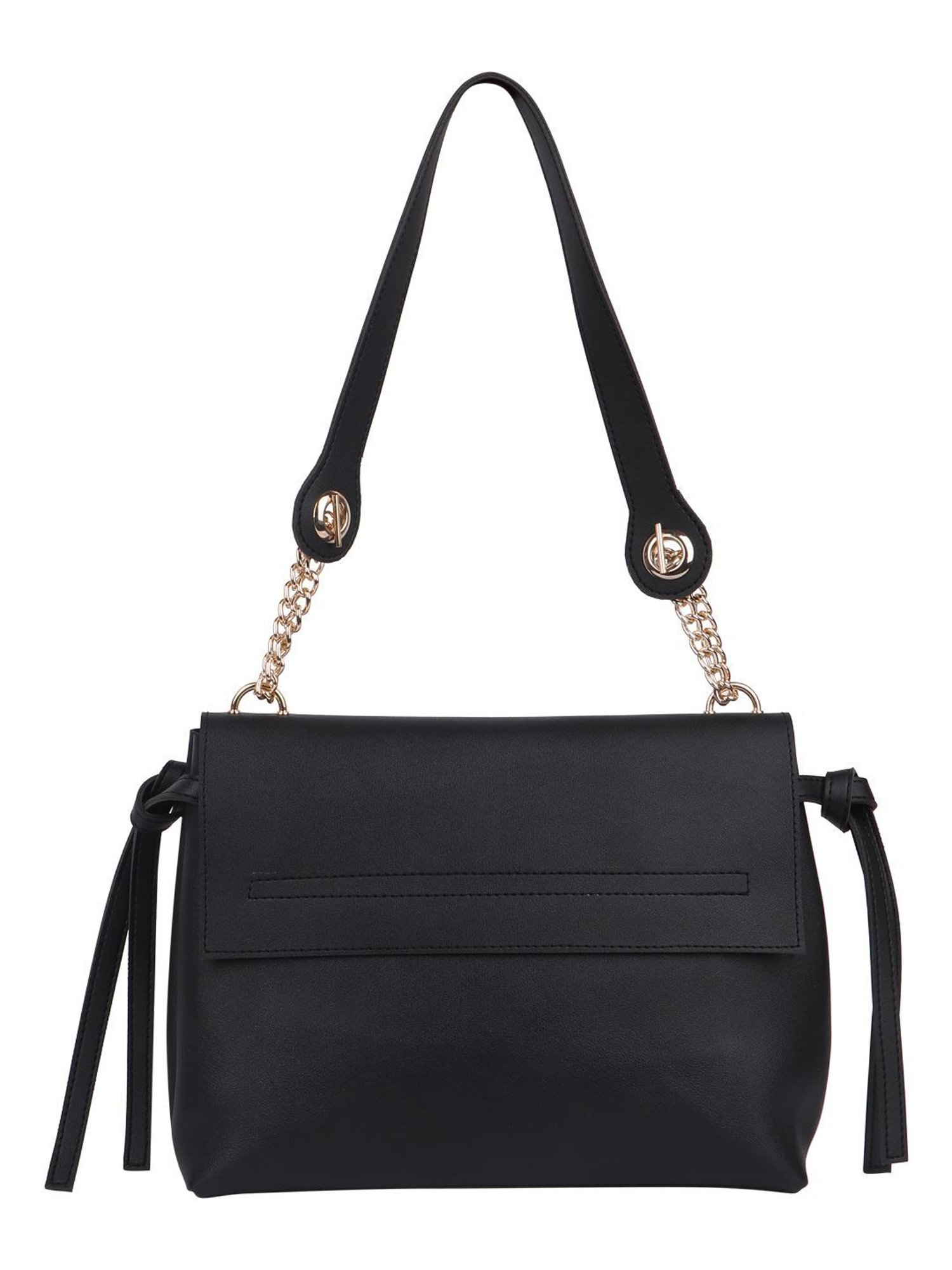 Horra Black Medium Shoulder Bag