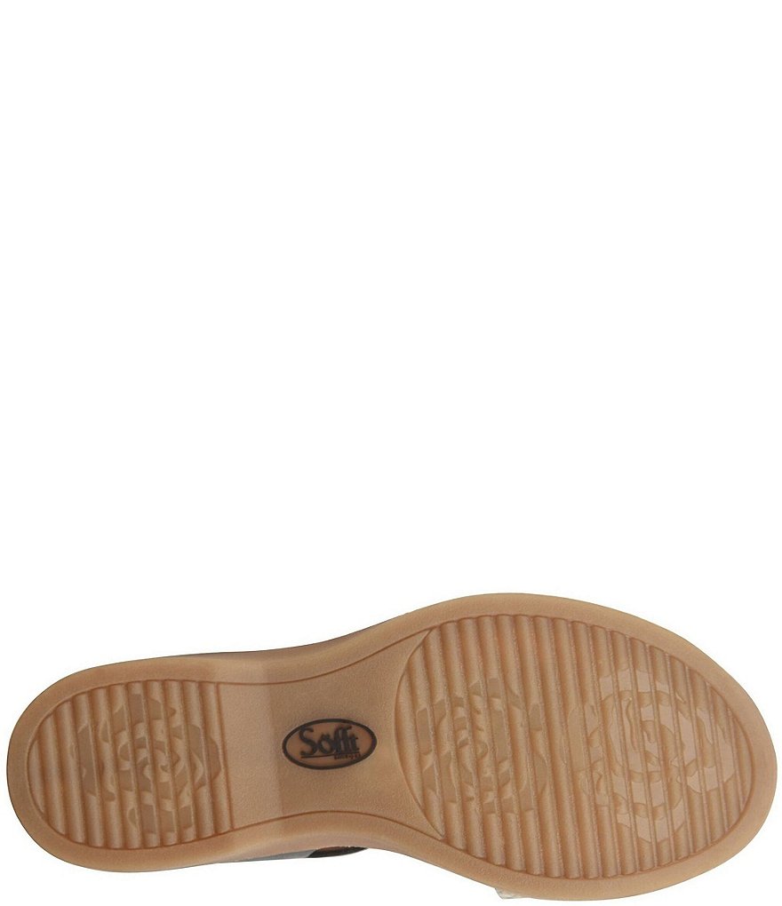 Sofft Bali Leather Snake Print Sandals