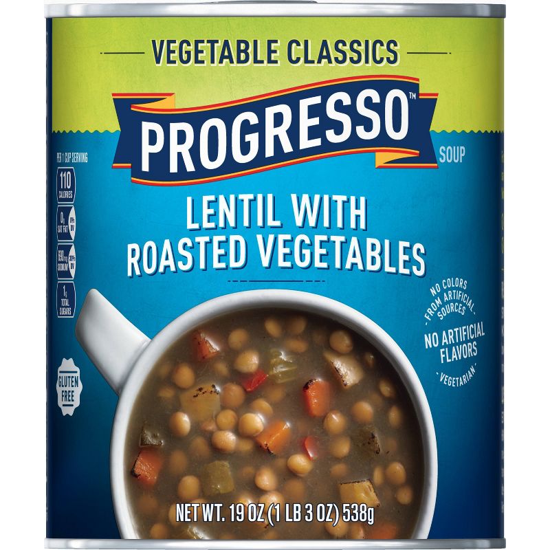 Progresso Vegetable Classics Lentil with Roasted Vegetables Soup - 18.5oz