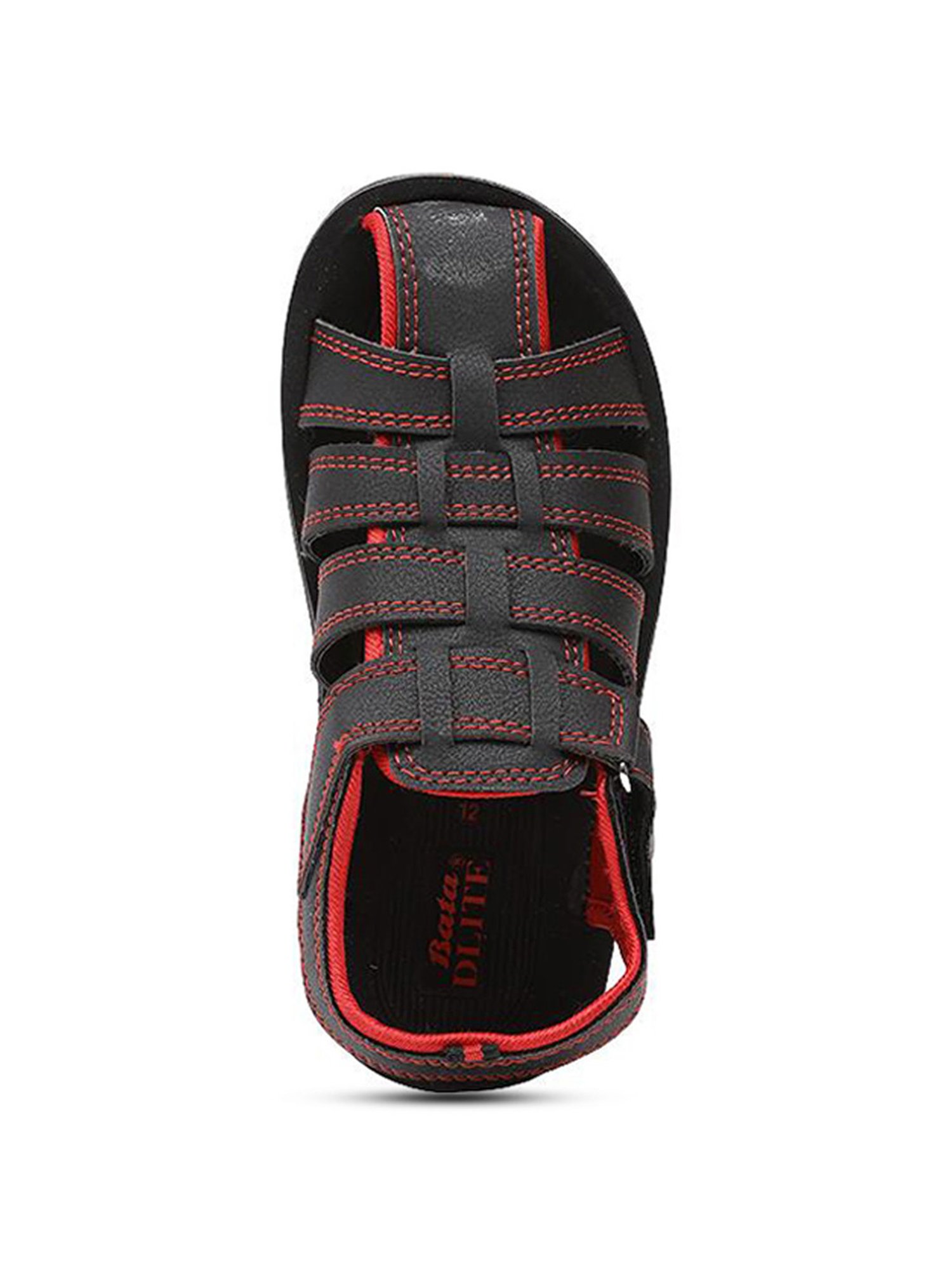 Bubblegummers by Bata Kids Black Fisherman Sandals