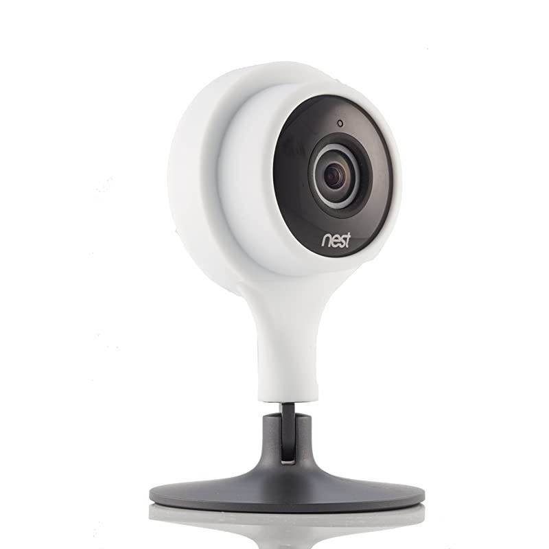 Silicone Skins Compatible with Nest Cam Indoor (Full Skins for Mount) by  White