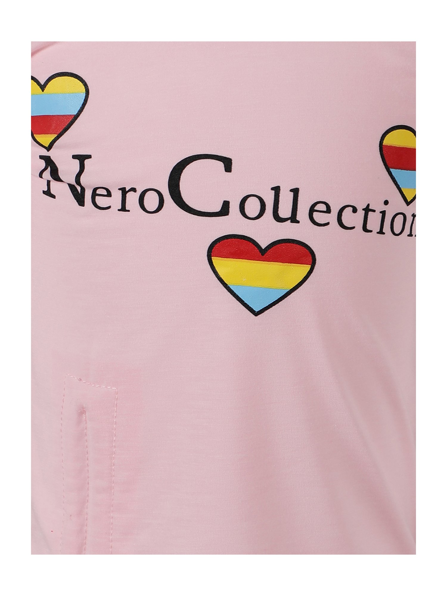 Passion Petals Kids Pink Cotton Printed Top