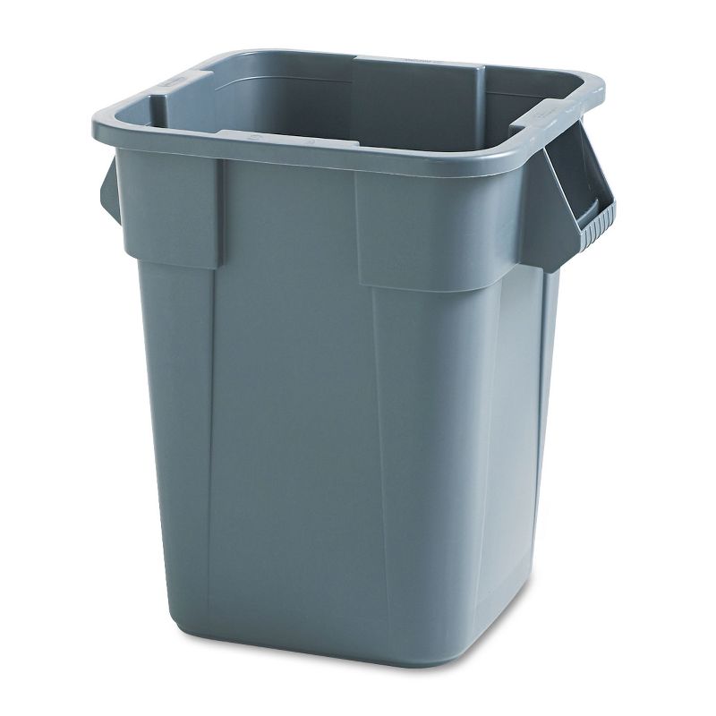 Rubbermaid Brute Container Square Polyethylene 40gal Gray 353600GY