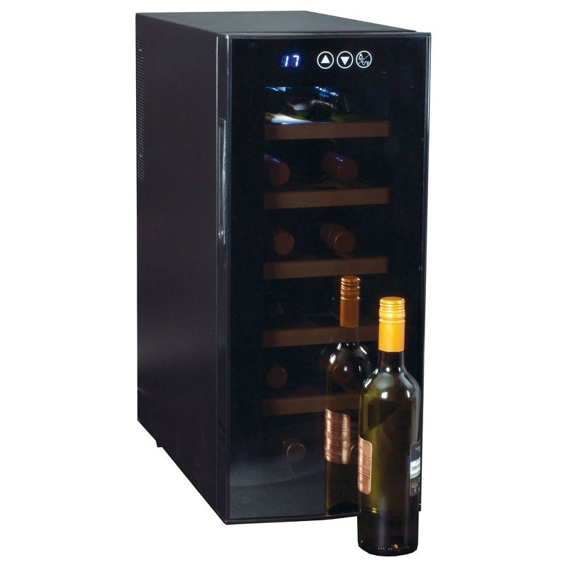 Koolatron 12-Bottle Deluxe Wine Cooler - Black