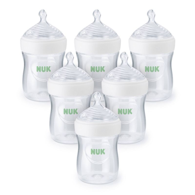 NUK 6pk Simply Natural Bottle with Safetemp - 5oz
