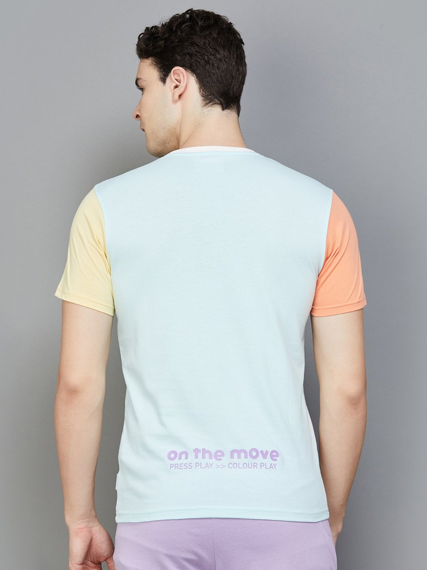 KAPPA Off White Regular Fit Crew T-Shirt