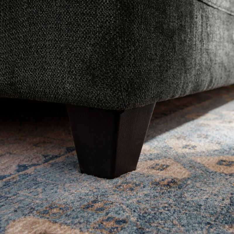 Langston Right Hand Facing Sectional Dark Gray - True Seating