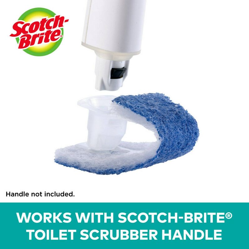 Scotch-Brite Disposable Toilet Scrubber Refills - 12ct