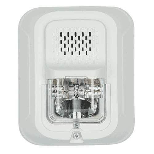 WIRED - 33 V - VISUAL, AUDIBLE - WALL MOUNTABLE - CLEAR, WHITE