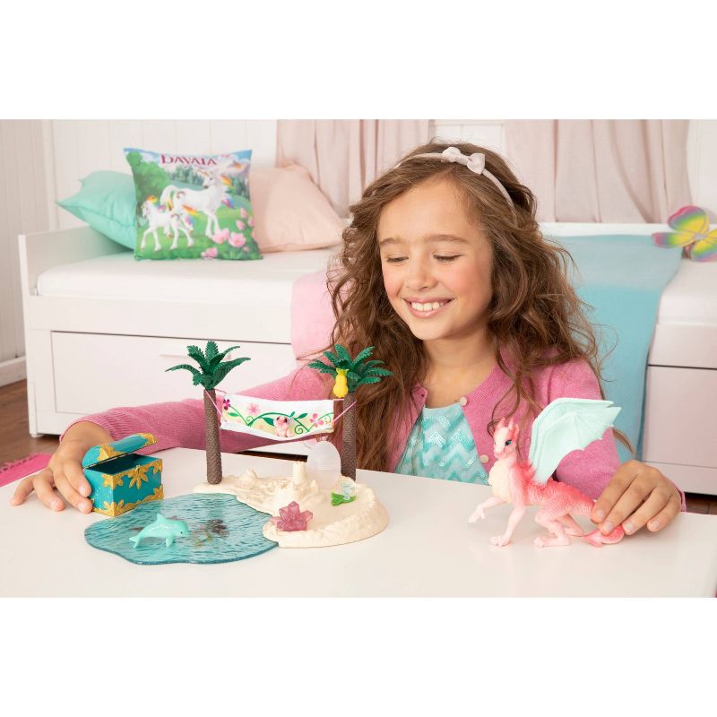 Schleich Dragon Island with Treasure