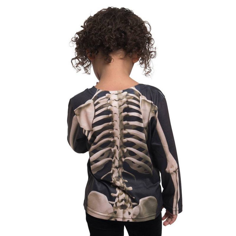 Faux Real Toddler Kids' Skeleton Costume T-Shirt 2T