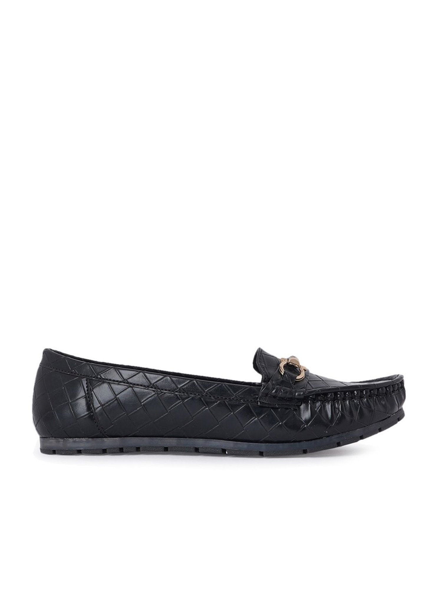 Scentra Women's Black Casual Loafers