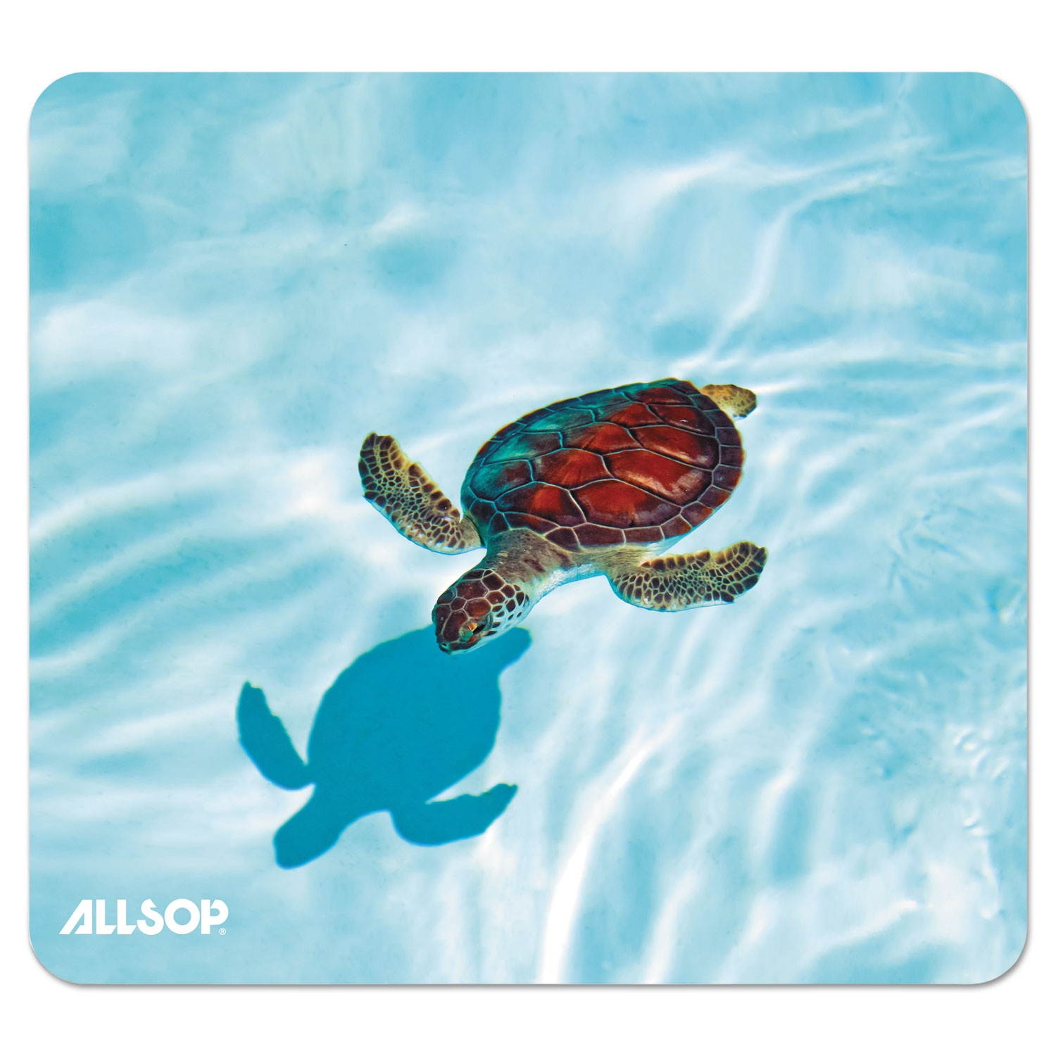 Allsop Naturesmart Mouse Pad Turtle Design 8 1/2 x 8 x 1/10 31425