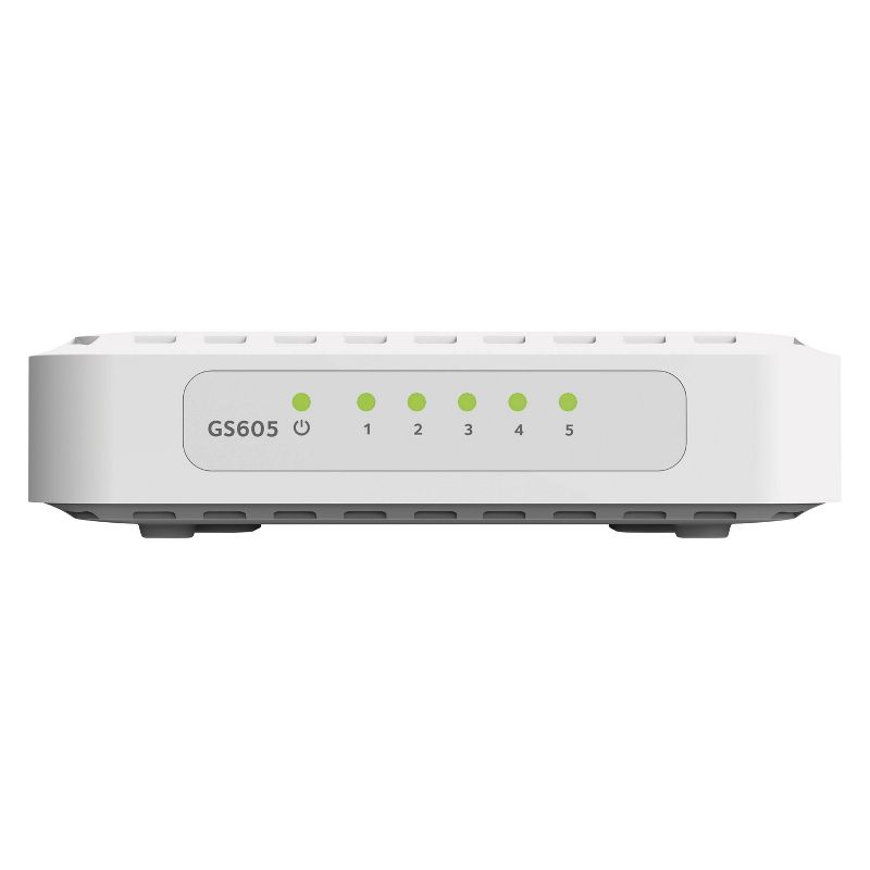 Netgear 5 - Port Gigabit Ethernet Switch - White (GS605NA)