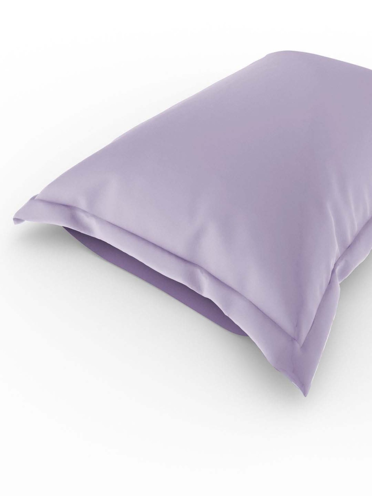 Pizuna 100% Cotton 400 TC Pillow Cover, Standard, Lavender Frost, 2 Pieces