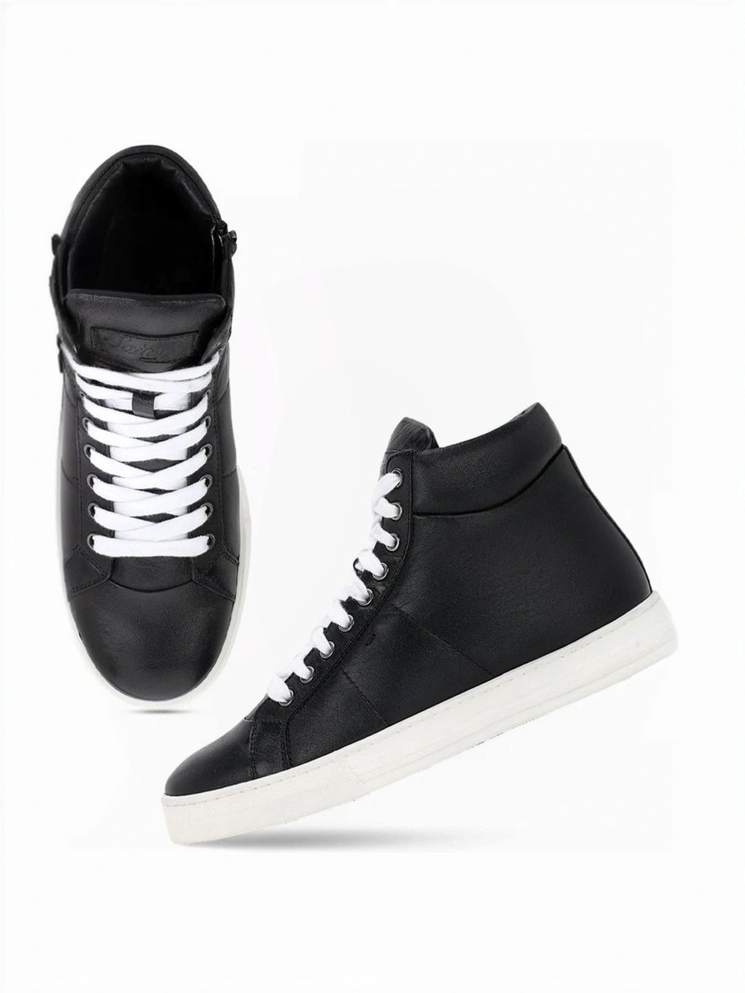 Saint G Men's Artemas Black Ankle High Sneakers