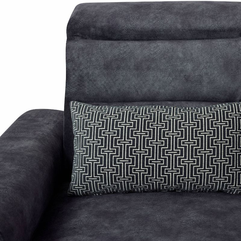 Florence Sectional Sofa Dark Gray - Serta