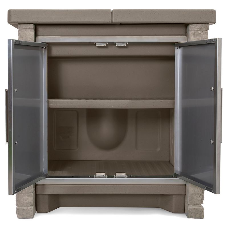 Stonefront Patio Collection Cooler & Storage - Step2