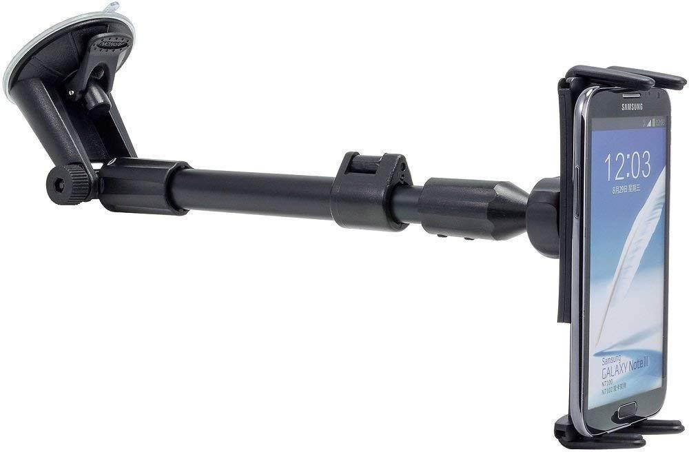 Arkon Phone and Midsize Tablet Windshield Mount for iPad mini iPhone X 8 7 6S Plus 8 7 6S Note 8 Retail Black