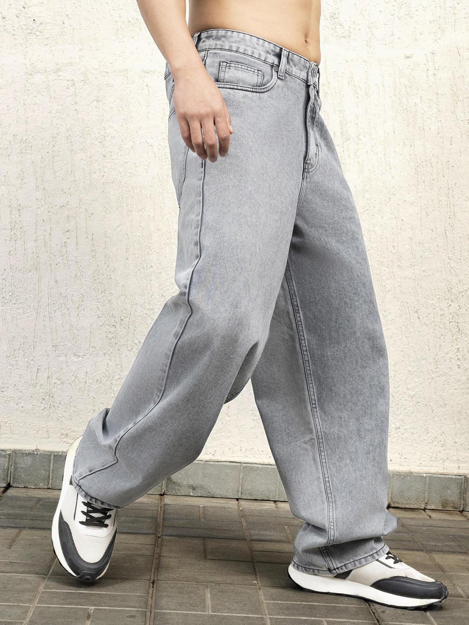 Hubberholme Men Cotton Long Sleeves Oversized Checked Double Pocket Shirt 183