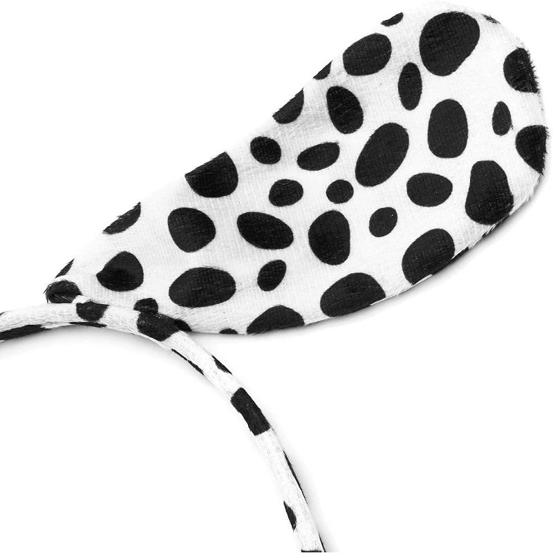 Spooky Central 2-Pack Cute Dalmatian Ears Headband  Animal Cosplay Halloween Party Decorations 14 x 5.2 in