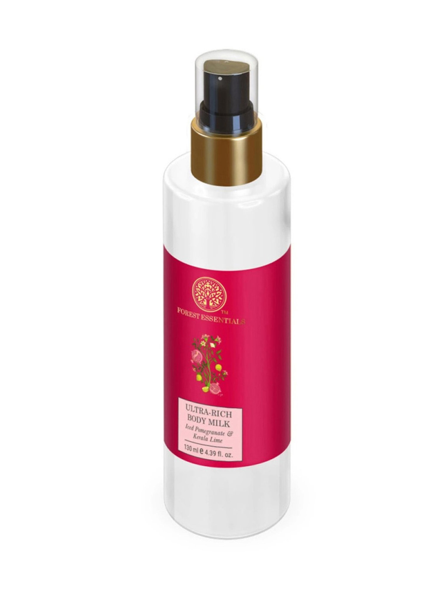 Forest Essentials Ultra Rich Body Milk Pomegranate & Kerala Lime Ayurvedic Body Lotion - 130 ml