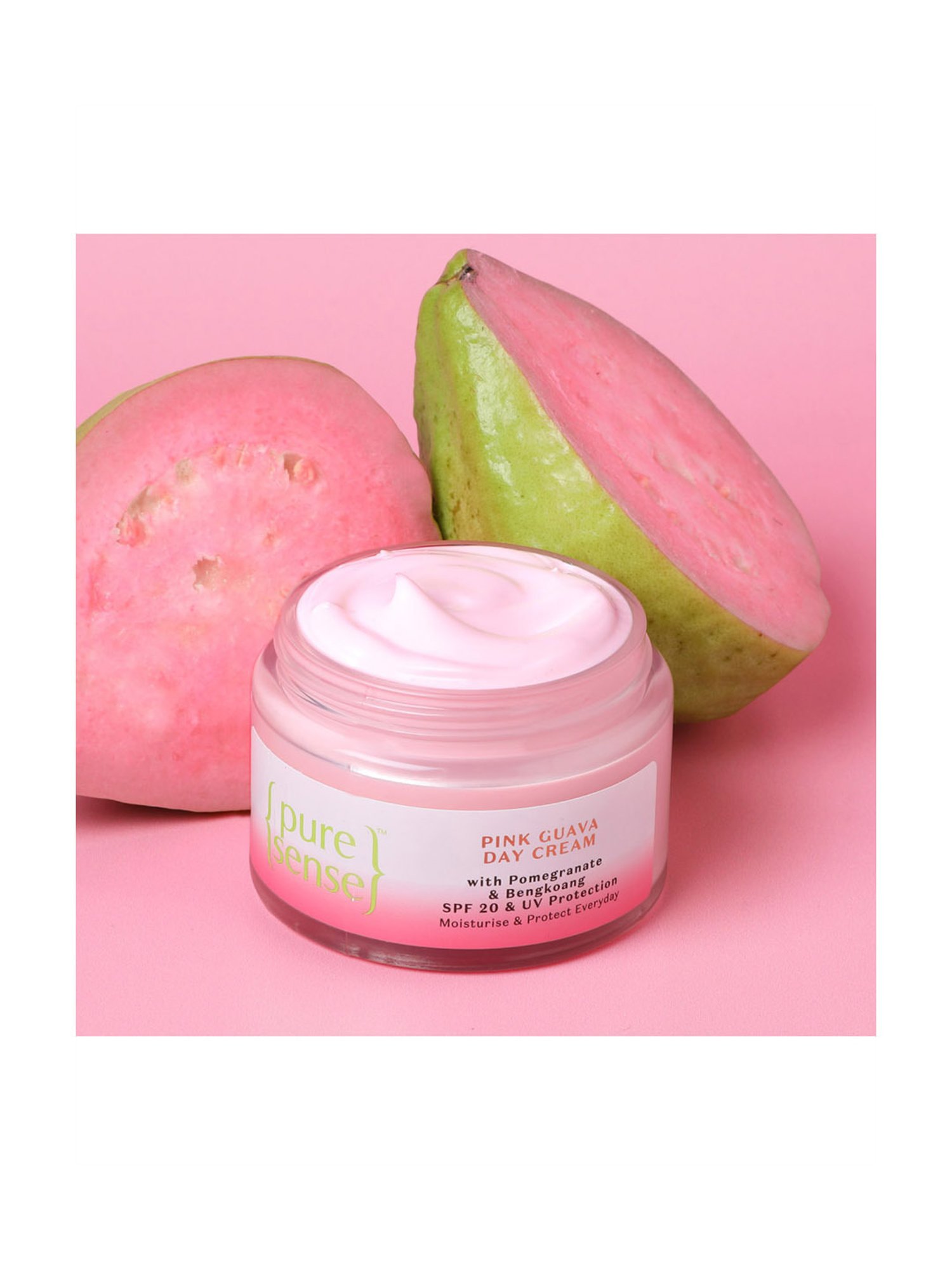 Pure Sense Pink Guava Day Cream with Pomegranate & Bengkoang - 60 gm