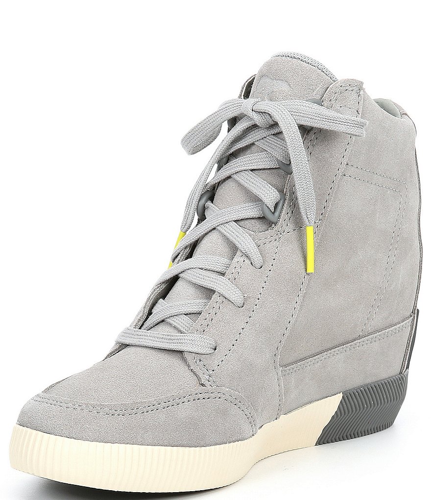 Sorel Out N About Waterproof Lace-Up Wedge Booties