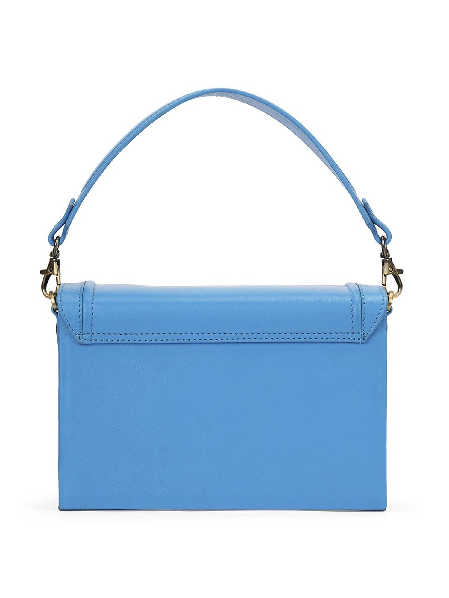 PERQUISITE RAINA Blue Solid Small Sling Handbag