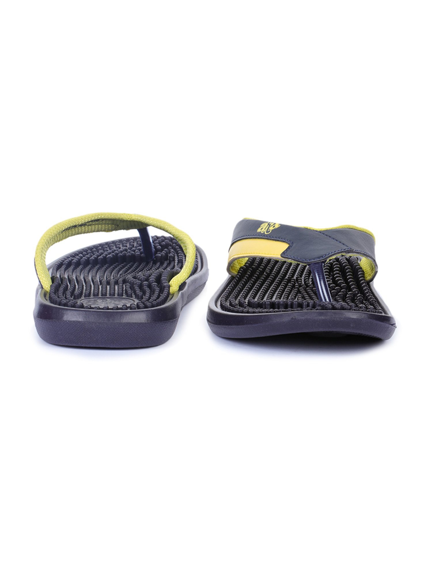Aha by Liberty Navy & Yellow Flip Flops