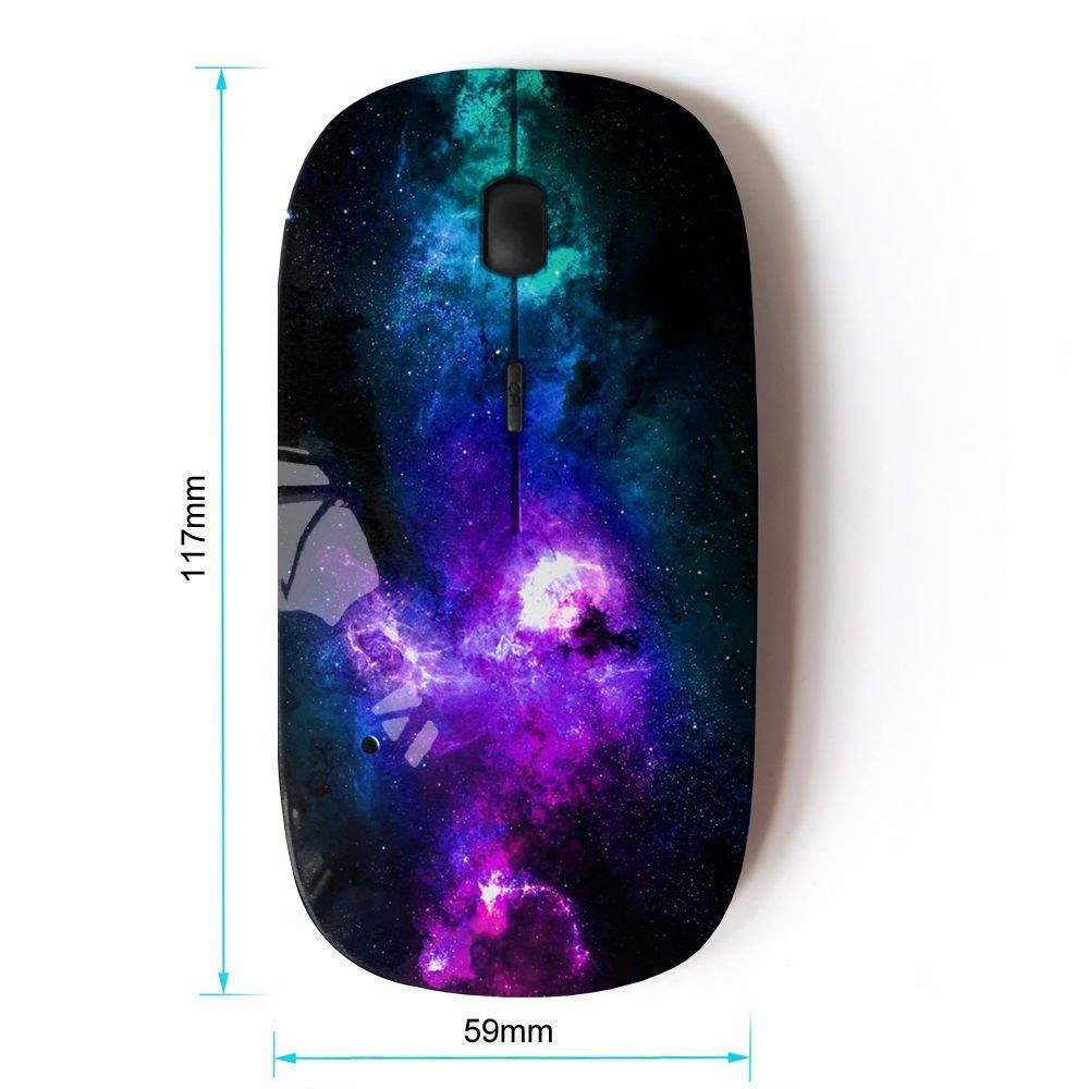 KOOLmouse [ Optical 2.4G Wireless Mouse ] [ NEON PURPLE BLUE GALAXY ]
