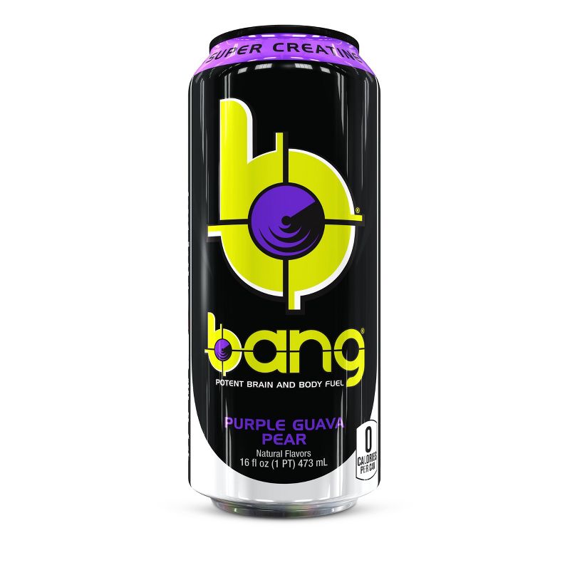BANG Purple Guava Pear Energy Drink - 16 fl oz Can