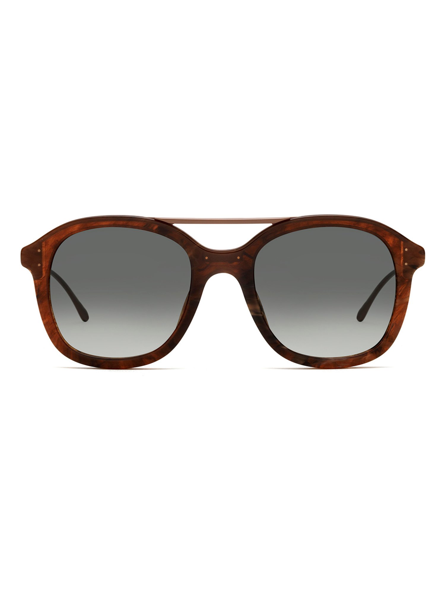 Hugo Boss Grey Round Sunglasses for Women