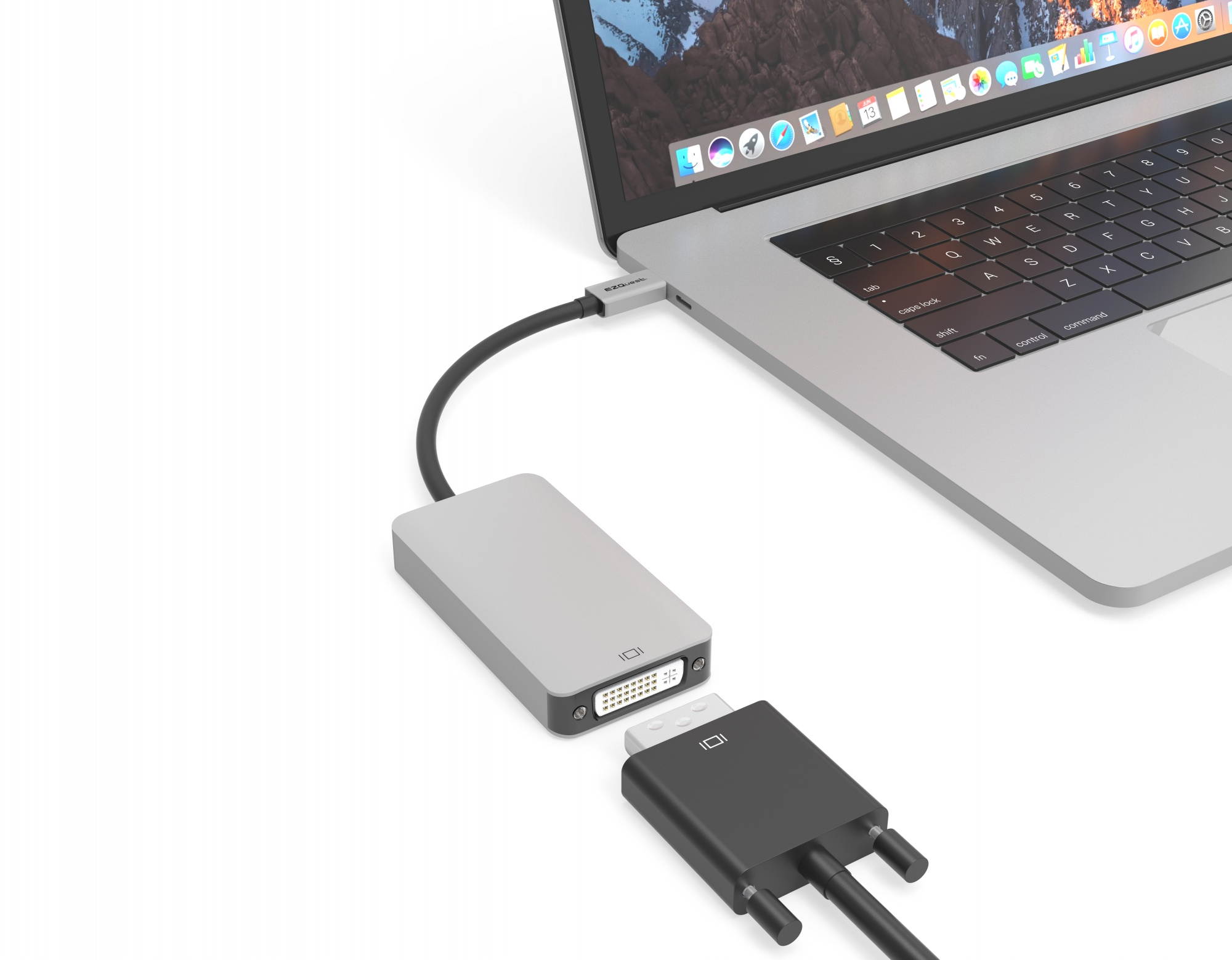 USB-C to Dual Link DVI Adapter (Designed for Apple Cinema Display)