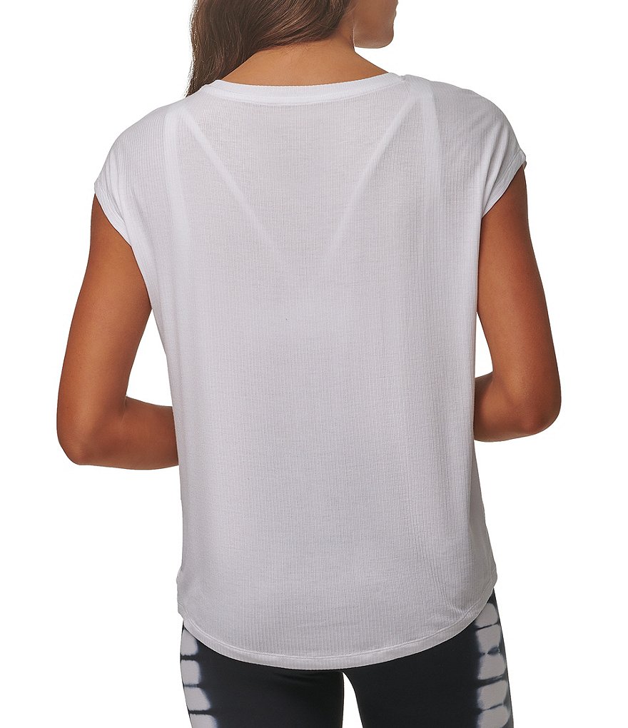 Karen Kane Short Sleeve Tie-Dye Hoodie