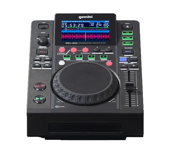 Gemini MDJ-600 Professional USB and CD Media Player