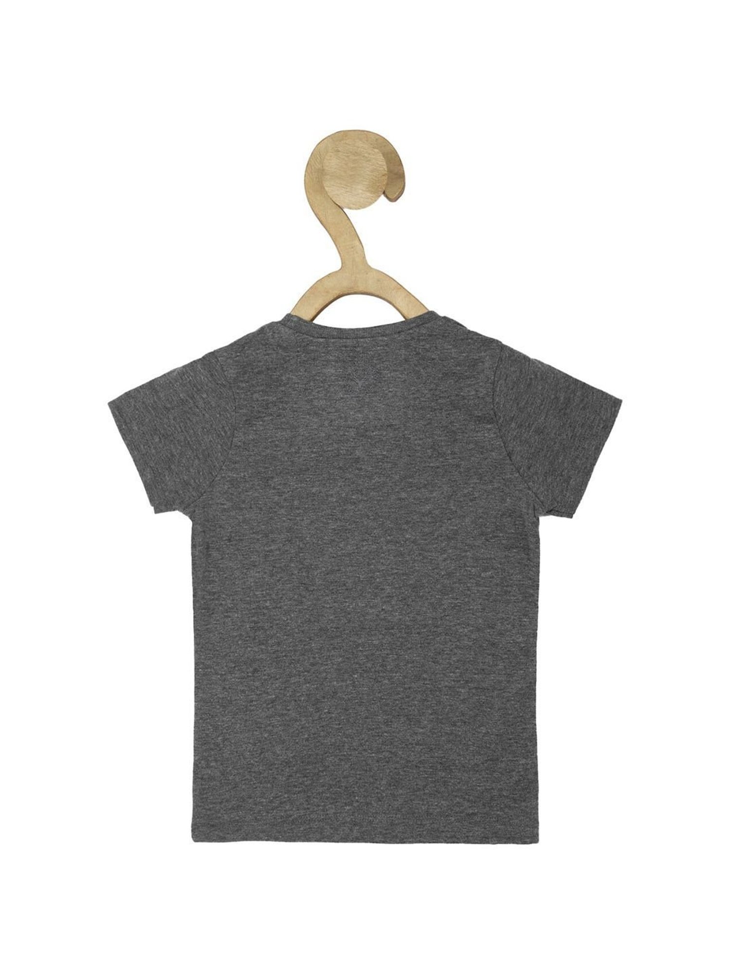 Allen Solly Junior Grey Graphic Print T-Shirt