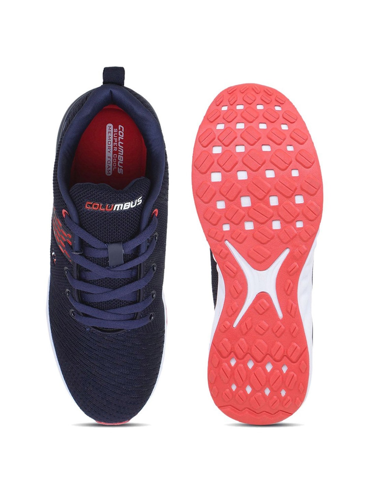 Columbus Men's Navy Running Shoes
