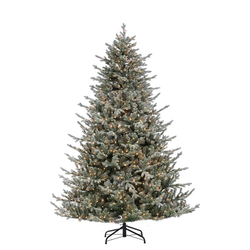 Sterling  7.5Ft. Lightly Flocked Natural Cut Olympia Fir with 800 Clear Lights