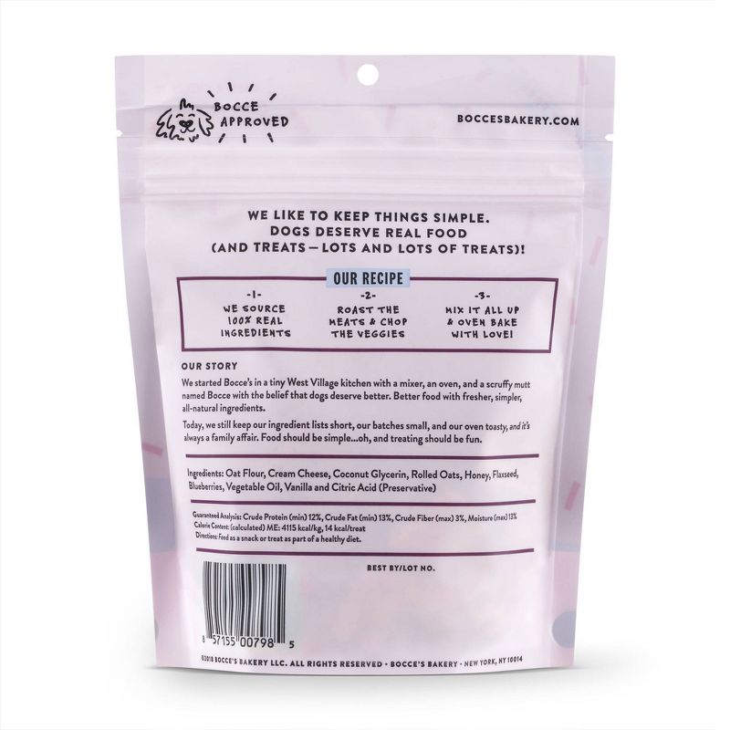 Bocce's Bakery Berry Cheesecake Soft and Chewy Dog Treats - 6oz