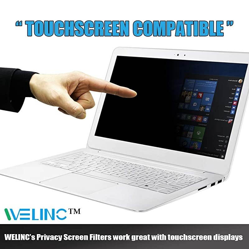 22 Inch - 16:9 Aspect Ratio - Computer Privacy Screen Filter for Widescreen Monitor - Anti-Glare - Anti-Scratch Protector Film - Protects Your Eyes from Harmful Glare and Blue Light