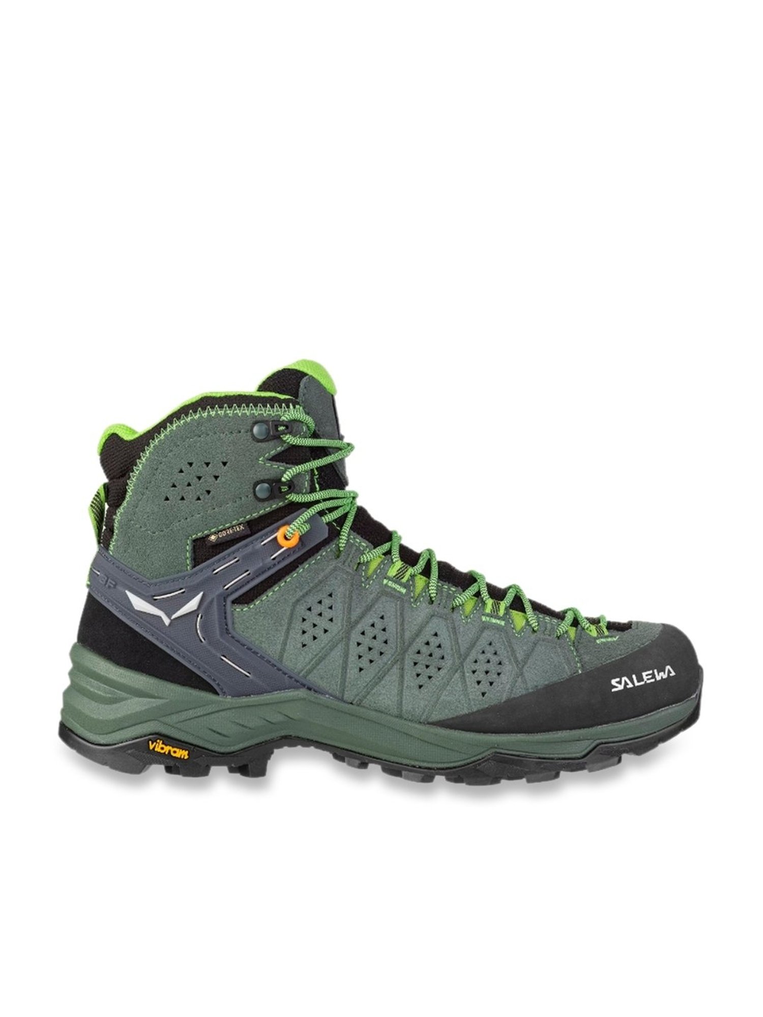 Salewa Men's MS ALP TRAINER 2 MID GTX Green Outdoor Shoes
