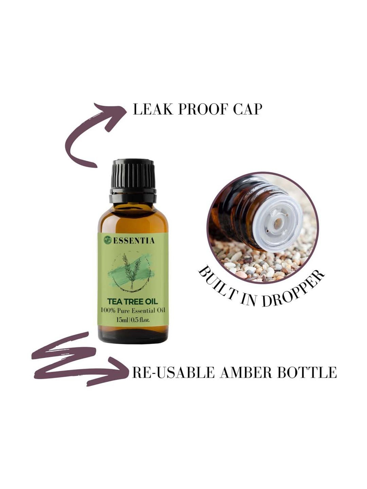 Essentia Extracts Tea Tree Essential Oil - 15 ml