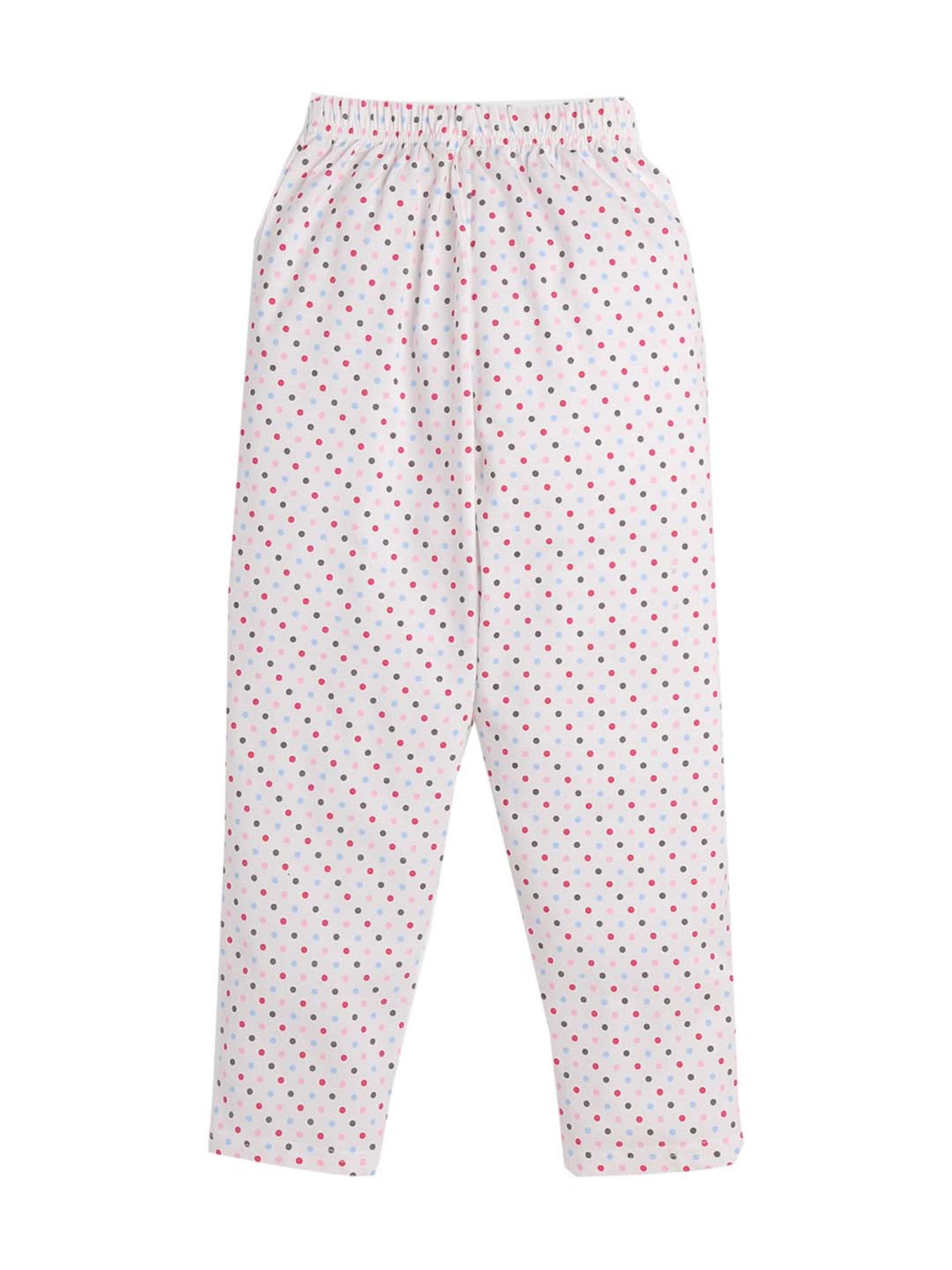 Todd N Teen Kids Pink Cotton Printed T-Shirt & Pyjamas