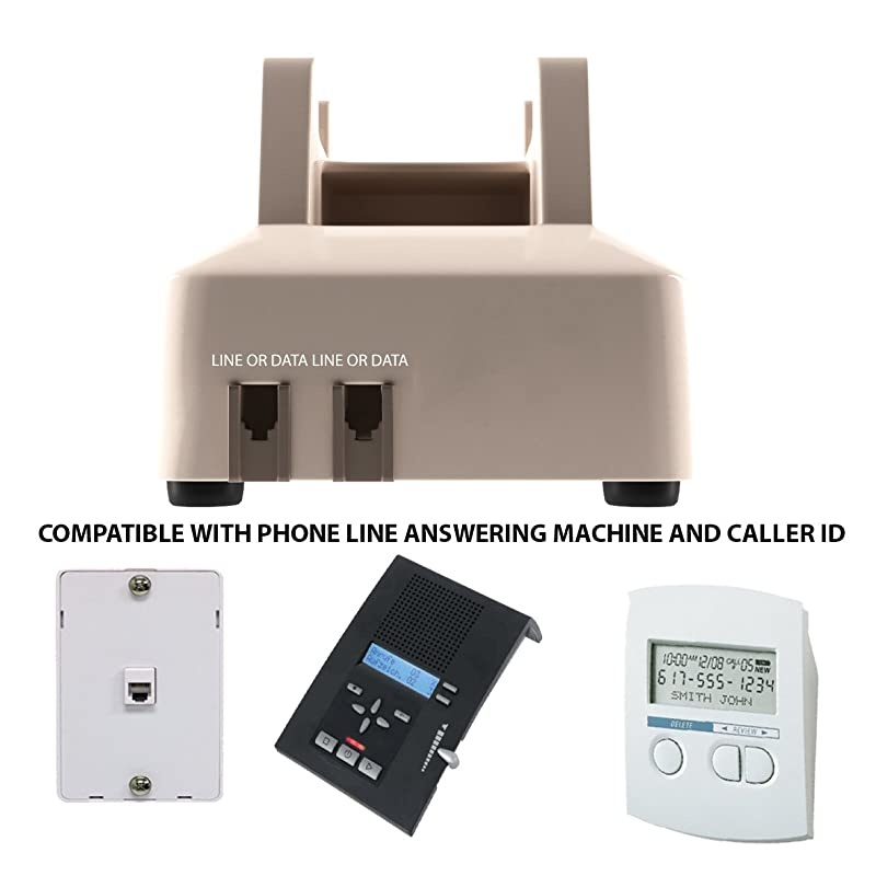 Amplified Single Line Corded Desk Telephone with Extra Loud Ringer, Ash