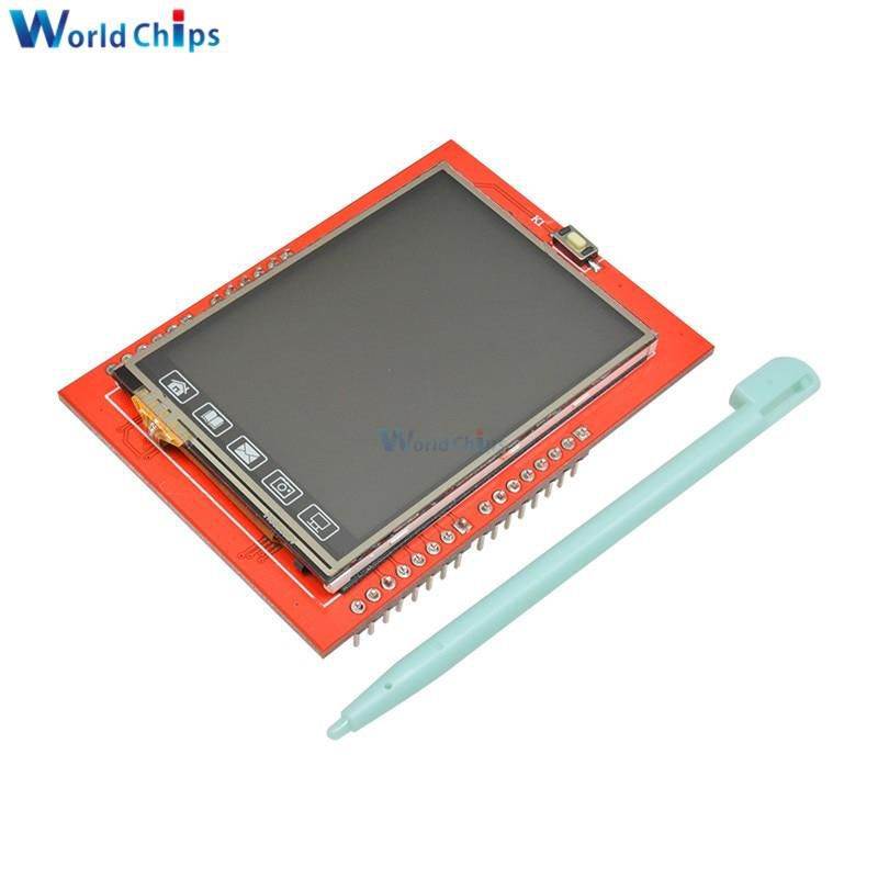 2.4 inch TFT LCD Touch Screen Shield for Arduino UNO R3 Mega2560 LCD Module 18-bit 262,000 Different Shades Display Board