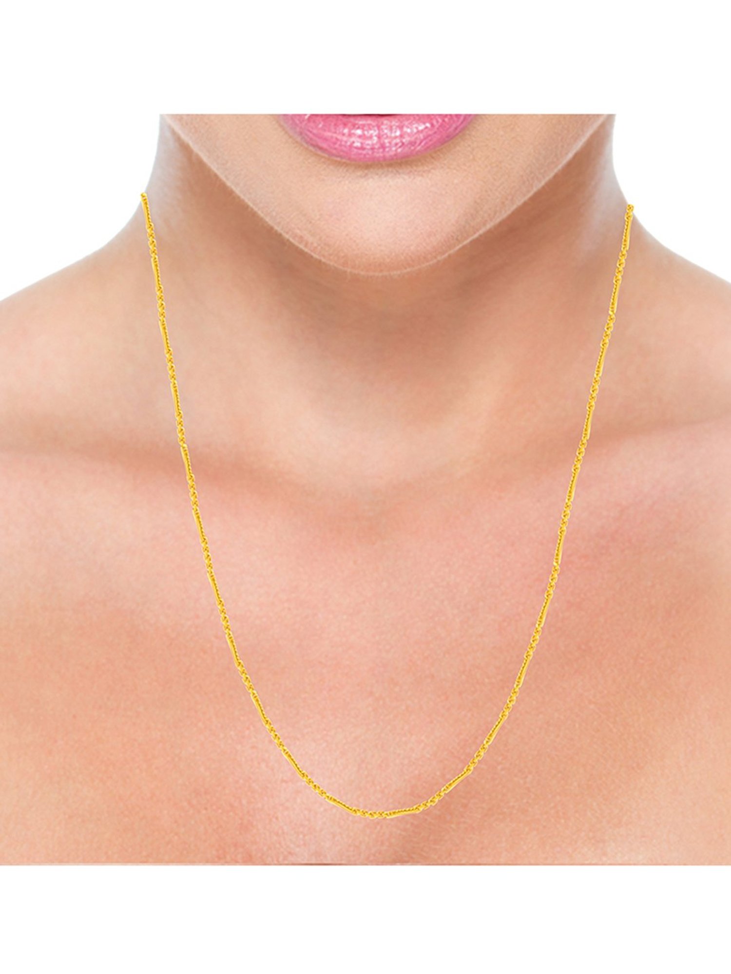 P.C. Chandra Jewellers 22 kt Gold Chain