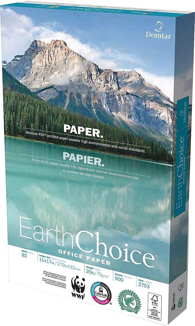Domtar EarthChoice 11" x 17" Multipurpose Paper 20 lbs. 2703
